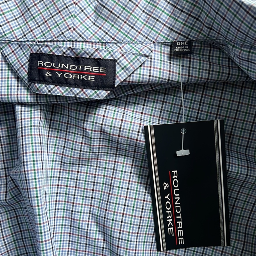 Roundtree & Yorke Striped Woven Robe - Picture 5 of 9